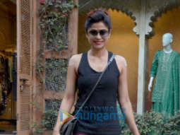 Shamita Shetty snapped at the Anita Dongre store in Khar