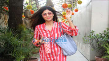 Shilpa Shetty spotted at a spa in Bandra