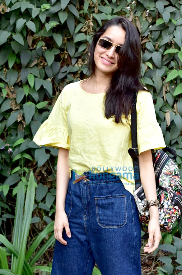 Shraddha Kapoor snapped during a brand shoot in Mumbai Shraddha Kapoor snapped during a brand shoot in Mumbai