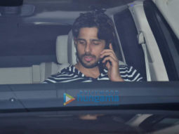 Sidharth Malhotra and Ayan Mukerji spotted at Karan Johar’s house