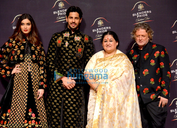 sidharth malhotra and diana penty walk the ramp for designer rohit bal at the blenders pride fashion tour 2019 9