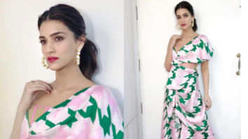 Slay or Nay: Kriti Sanon in an INR 55,000/ Papa Don’t Preach by Shubhika jumpsuit for Luka Chuppi promotions