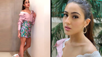 Slay or Nay: Sara Ali Khan in an INR 5700/-Madison on Peddar shirt with an INR 636/- Topshop skirt for a round of interviews