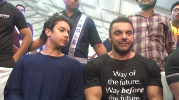 Sohail Khan and son Nirvaan Khan attends Finale of Fun Fitness Challenge