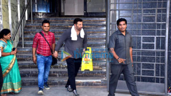 Sunny Deol snapped at the gym in Juhu