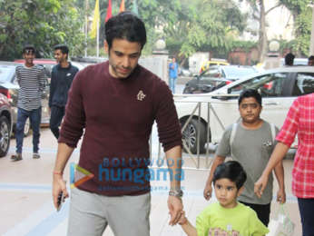 Taimur Ali Khan, Kareena Kapoor Khan and her mother, Tusshar Kapoor and his son snapped at Sea Princess