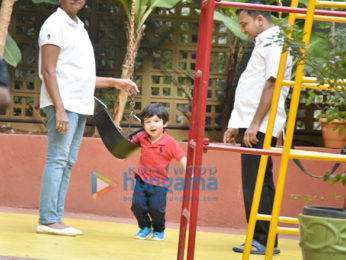 Taimur Ali Khan and Innaya Naumi Kemmu snapped at play school in Bandra