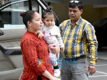 Taimur Ali Khan and Innaya Naumi Kemmu snapped at play school in Bandra