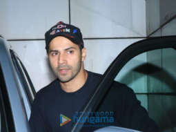 Varun Dhawan and Remo DSouza spotted at a dance class in Andheri
