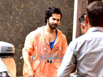 Varun Dhawan spotted at gym in Juhu