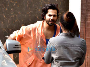 Varun Dhawan spotted at gym in Juhu