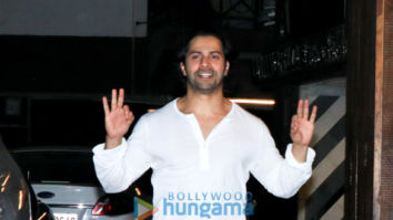 Varun Dhawan spotted at the gym in Juhu