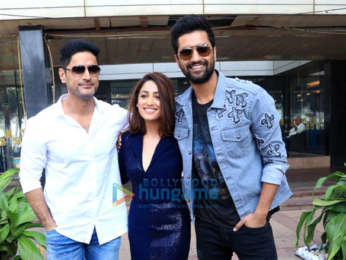 Vicky Kaushal, Mohit Raina and Yami Gautam snapped during media interactions for their film URI: The Surgical Strike
