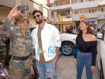 Vicky Kaushal and Yami Gautam grace the special screening of ‘Uri’ for the Indian Army Officers