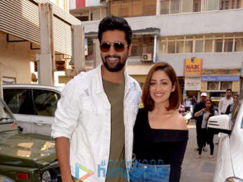 Vicky Kaushal and Yami Gautam grace the special screening of ‘Uri’ for the Indian Army Officers