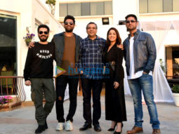 Vicky Kaushal, Yami Gautam and Paresh Rawal snapped promoting Uri in Juhu