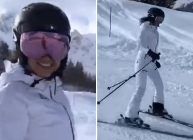 WATCH: Kangana Ranaut skiing away to glory in the Swiss Alps WATCH: Kangana Ranaut skiing away to glory in the Swiss Alps