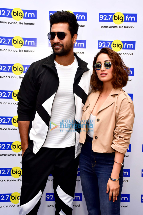 yami gautam and vicky kaushal promote uri at the 92 7 big fm office 2
