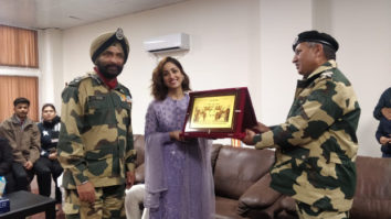 Yami Gautam felicitated by BSF Jawans after the success of Uri: The Surgical Strike