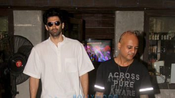 Aditya Roy Kapur spotted at a salon in Bandra