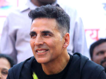 Akshay Kumar snapped attending a self defence event for school children in Thane