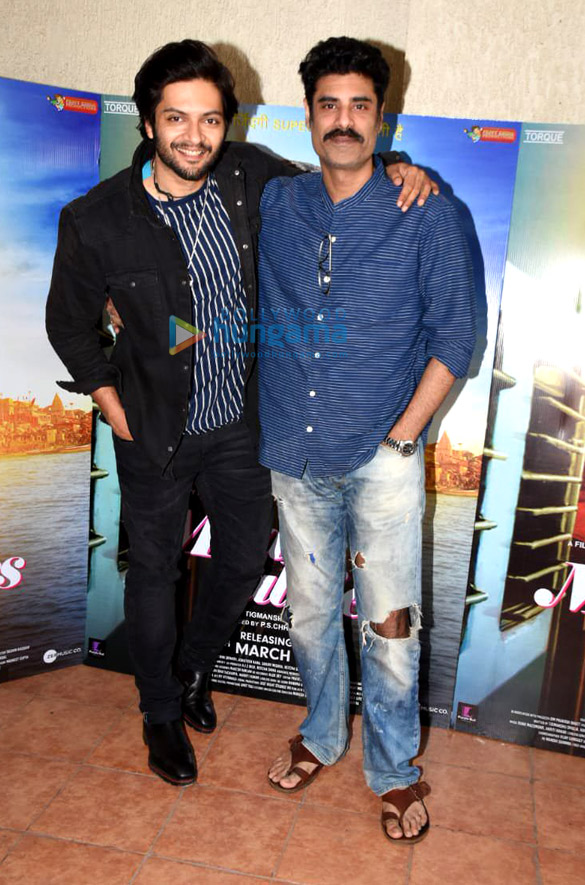 ali fazal and sikander kher snapped during media interactions promoting his film milan talkies 2
