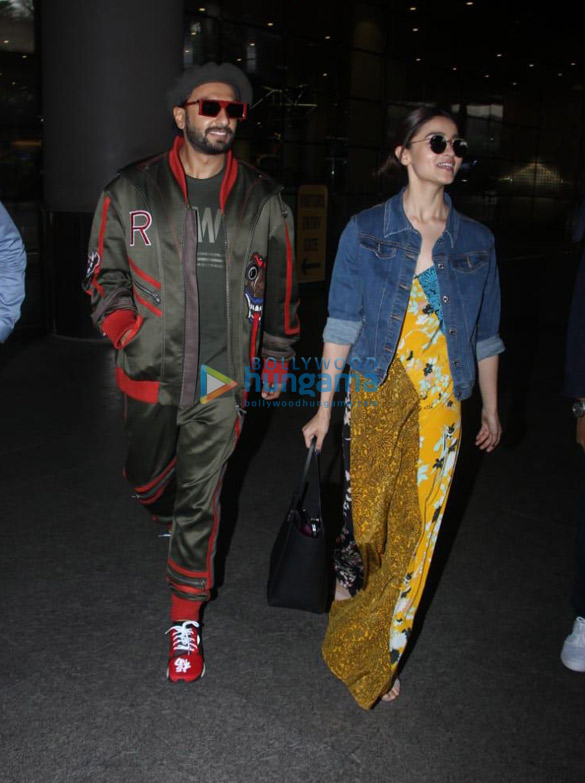 alia bhatt ranveer singh and others snapped at the airport 4