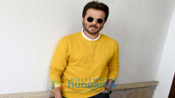 Anil Kapoor, Madhuri Dixit and Ajay Devgn snapped promoting their film Total Dhamaal