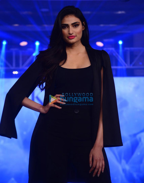 athiya shetty walks the ramp at the launch of the new fragrance from kazol 1