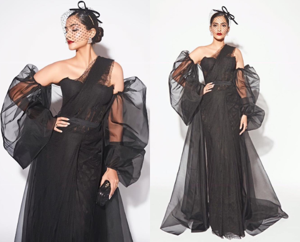 Best Dressed - Sonam Kapoor Ahuja in Shehlaa and Philip Treacy