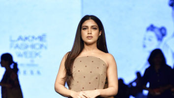 Bhumi Pednekar on RAMP for Nikhil Thampi at LFW Day 4
