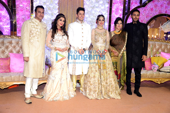 celebs grace azhar moranis wedding reception 2
