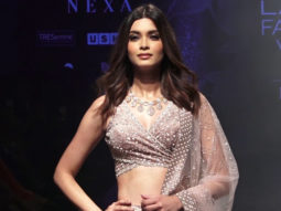 Diana Penty on Ramp for Mishru Show LFW Day 5