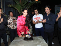 ‘Dilbar’ girl Nora Fatehi rings her birthday with Street Dancer 3D duo Varun Dhawan and Bhushan Kumar