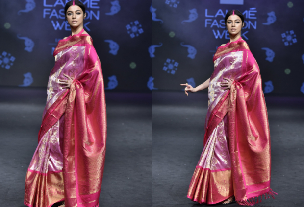 Divya Khosla Kumar for Parvathi Dasari at LFW 201 (1)