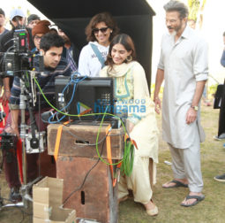 on the sets of the movie Ek Ladki Ko Dekha Toh Aisa Laga
