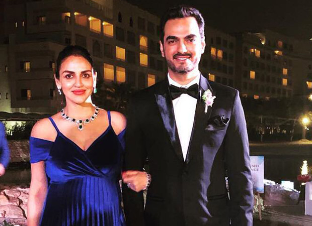 Esha Deol looks all things gorgeous dressed for a family wedding accompanied by husband, Bharat Takhtani