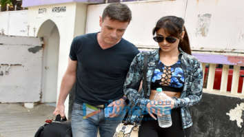 Ileana D’Cruz snapped with Andrew Kneebone in Bandra