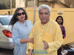 Javed Akhtar and Shabana Azmi snapped at PVR Juhu