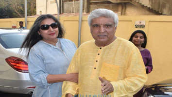 Javed Akhtar and Shabana Azmi snapped at PVR Juhu