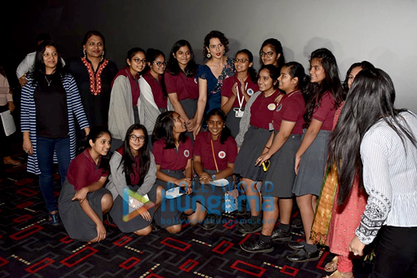 kangana ranaut graces a screening of her film manikarnika at inox in ghatkopar 6
