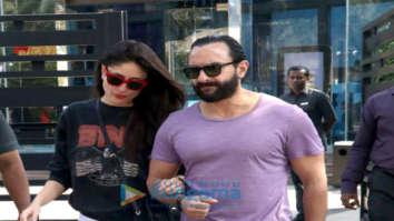 Kareena Kapoor Khan and Saif Ali Khan snapped post lunch at Yauatcha, BKC