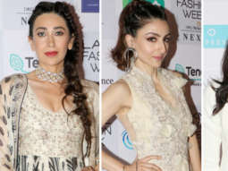 Karisma Kapoor, Soha Ali Khan & P. V. Sindhu for Punit Balana, Misfit Panda & Agami LFW Day 5