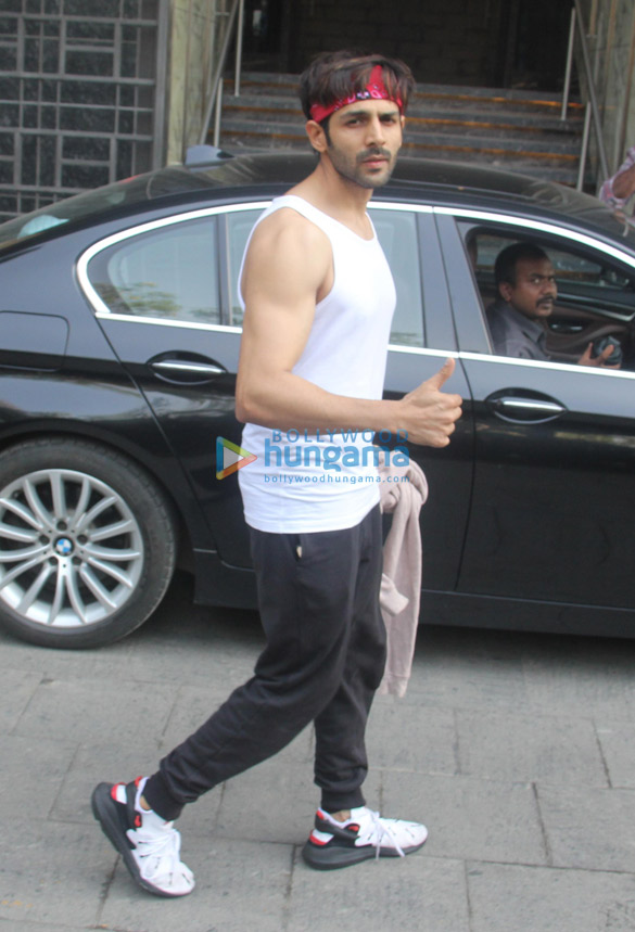 Kartik Aaryan snapped at the gym Kartik Aaryan snapped at the gym