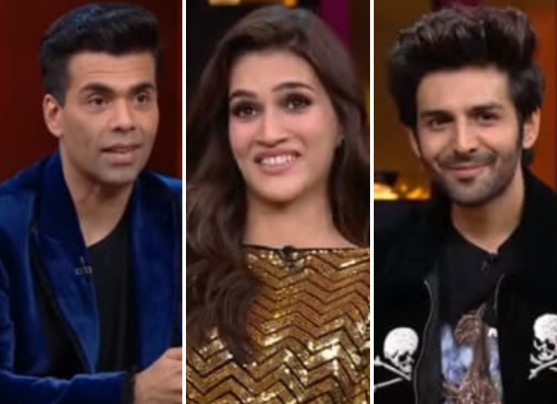 Koffee With Karan 6: Kriti Sanon asks Kartik Aaryan whether he has given Sara Ali Khan his address 