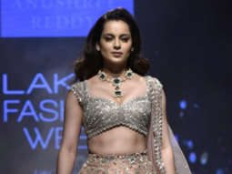 Manikarnika Star Kangana Ranaut’s GRAND Entry at Lakme Fashion Week Day 4