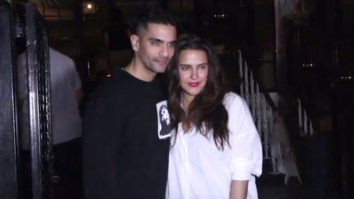 Neha Dhupia spotted with Husband at Soho House