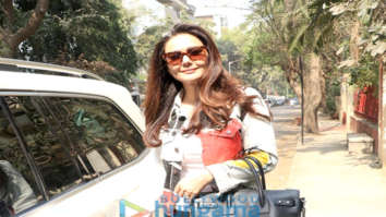 Preity Zinta spotted at BBlunt salon in Bandra