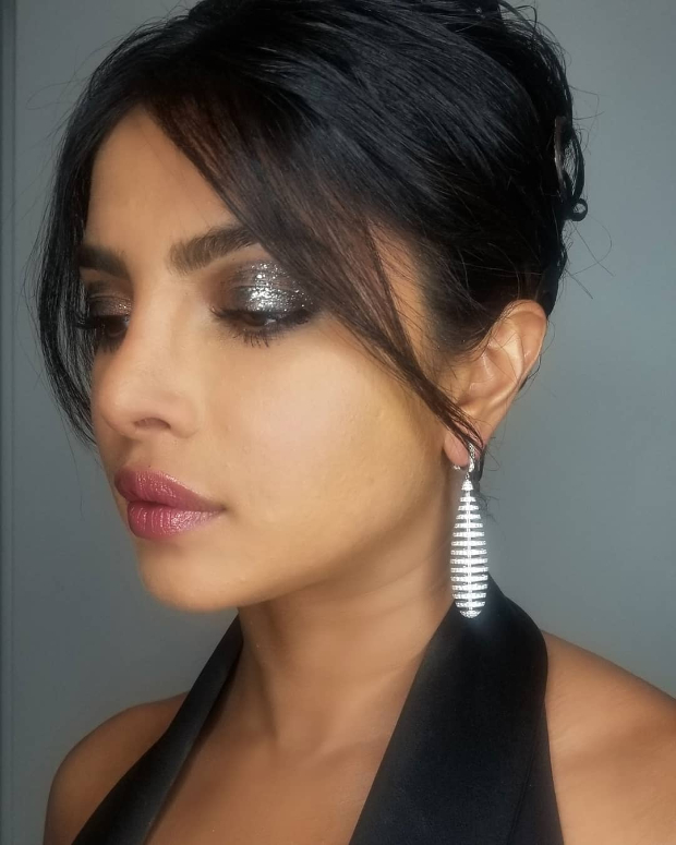 Priyanka Chopra in Elie Saab Haute Couture for Vanity Fair Oscar 2019 after party (2