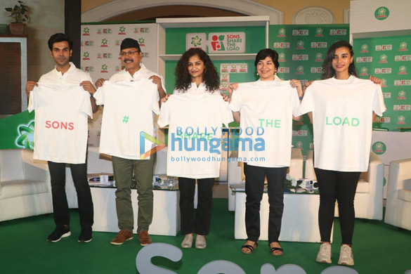 rajkummar rao patralekhaa and tisca chopra snapped at ariel sons share the load event 4